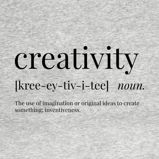 Creativity Definition by definingprints